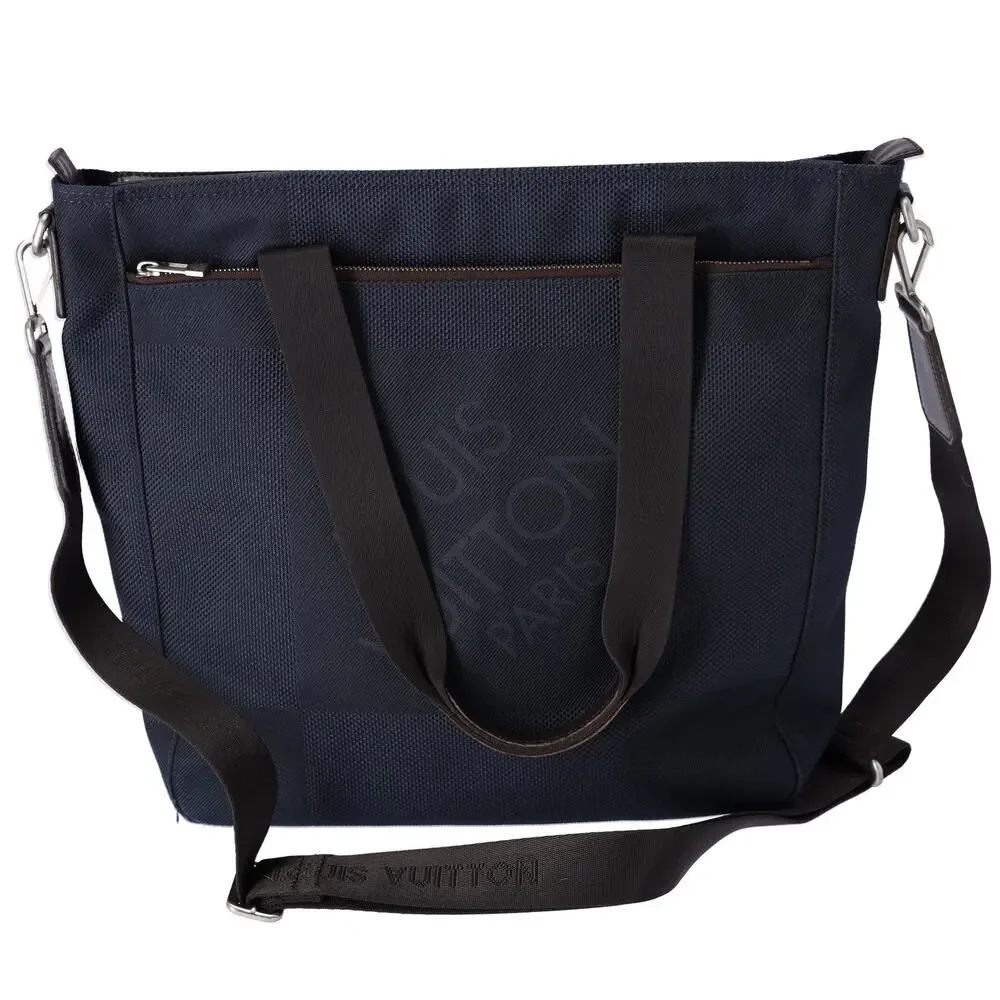 Louis Vuitton Damier Geant Jongleur Tote Bag Blue Ocean Canvas